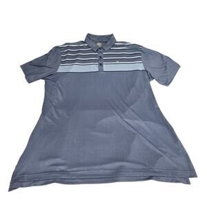 Callaway Gray Opti Dri Fit Golf Casual Mens Short Sleeve Polo Shirt Size XXL